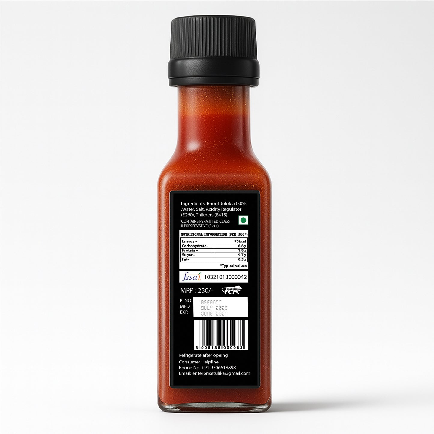 Bhoot Jolokia Hot Sauce Extreme