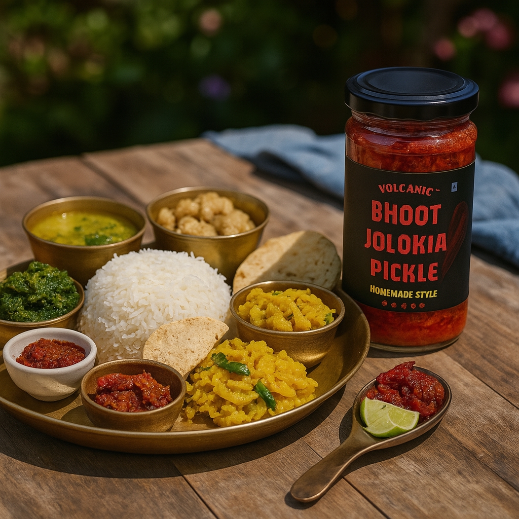 BHOOT JOLOKIA PICKLE HOMEMADE STYLE